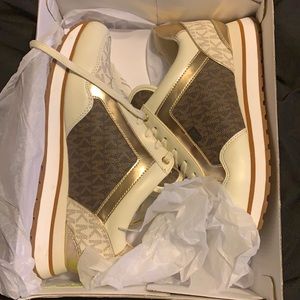 Maddy Trainer Mini MK Logo Sneakers